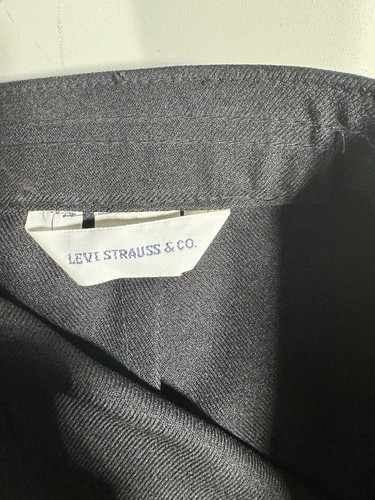 LEVIS VINTAGE 517 BOOT CUT 30 X 34 POLYESTER PANTS JEANS Dress Disco Bell Bottom - Picture 2 of 4