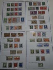 SUISSE LOT 70 TIMBRES NEUFS ET OBLITERES DE 1939 A 45. BONNE VALEUR