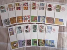 Japan Stamp First Day Cover Traditional Art and Crafts 14 Covers 1984～1986