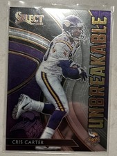 Chris Carter 2020-2021 Select Unbreakable Insert Football Card Vikings #U24