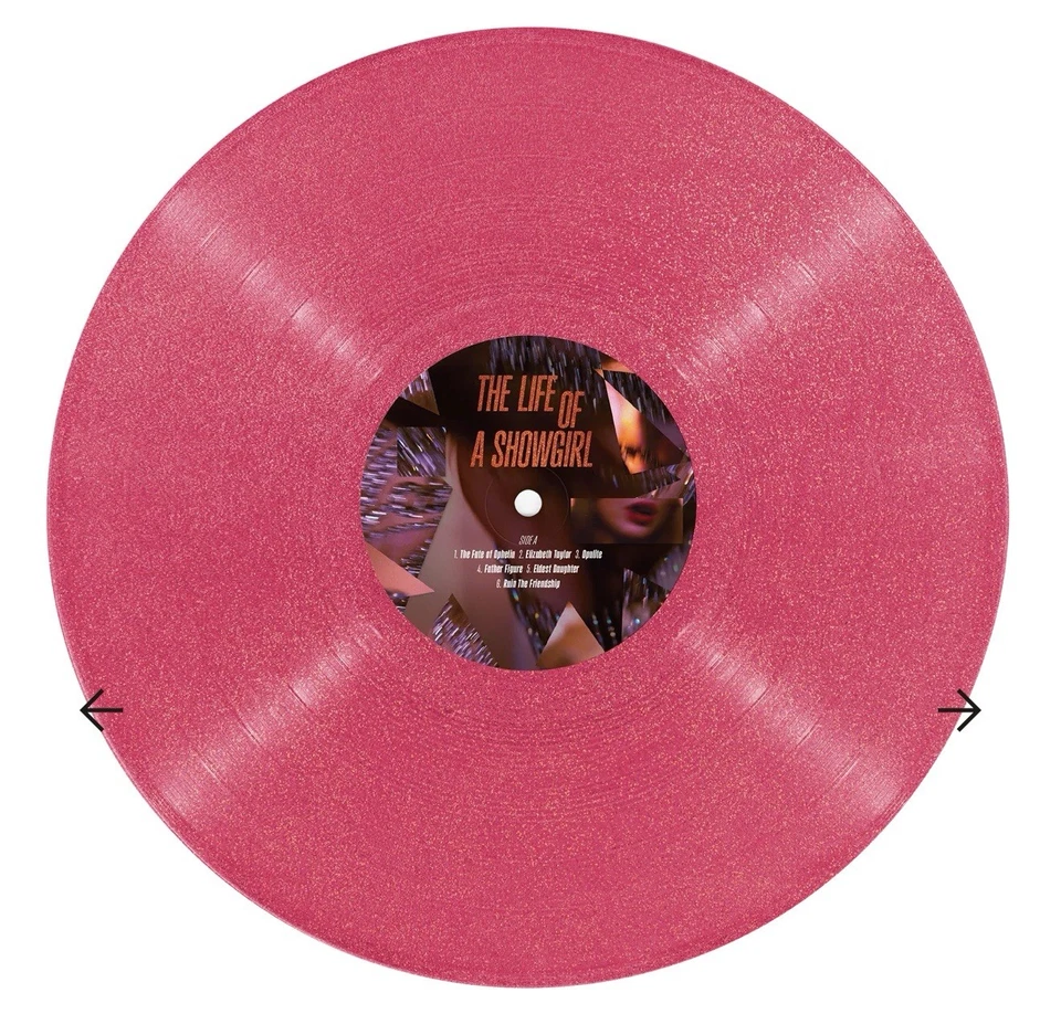 Taylor Swift ~The Life of a Showgirl: Sequins Are Forever Magenta Vinyl PRESALE - Image 2 of 2