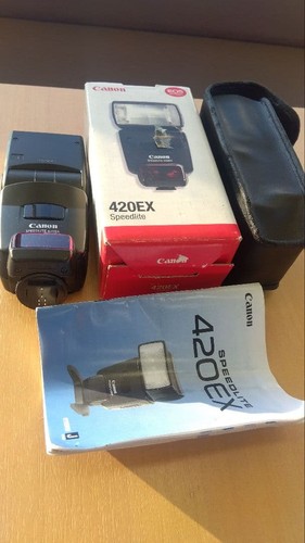 Canon 420EX Speedlite Flash Tested Excellent Condition Compact Camera Accessory