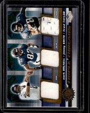 2001 Pacific Canvas #23 M. Brunell / J. Smith / F. Taylor Triple Threads