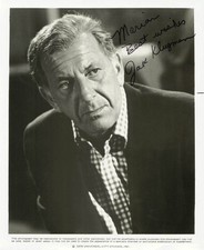 JACK KLUGMAN - INSCRIBED PRINTED PHOTOGRAPH SIGNED IN INK