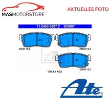 SATZ BREMSBELÄGE BREMSKLÖTZE VORNE ATE 130460-58872 A NEU OE QUALITÄT
