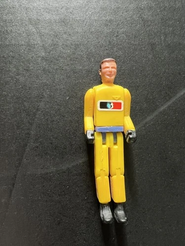 Lesney Matchbox 1970’s Figure Air Rescue Mobile Action Command Vintage Yellow