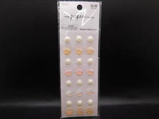 The paper studio Sea shell & Imitation Pearl 3D stickers 24pc