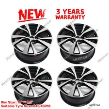 4pcs 18 X 8.5 Wheel Rim For 2016-2019 Nissan Maxima 403004ra3e Black 62721