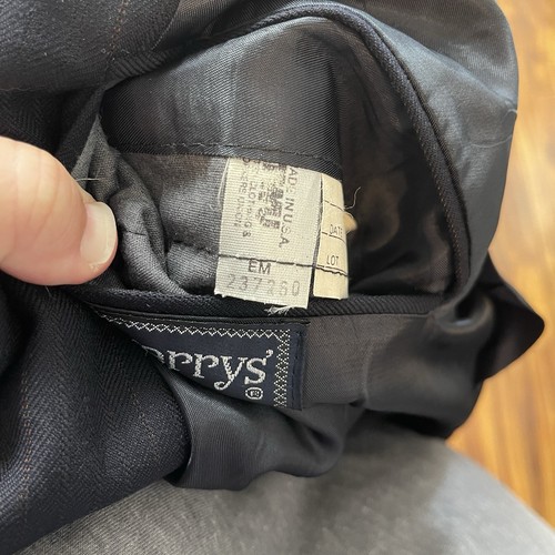 BURBERRYS Men's Navy Blue Wool Blazer - Picture 12 of 12