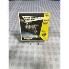 1964-1965 New York Worlds Fair View-Master Night Amusement Area 3 Reel Set