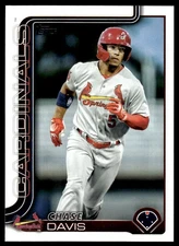 2025 Topps Pro Debut Chase Davis #PD-154 Springfield Cardinals Baseball Card