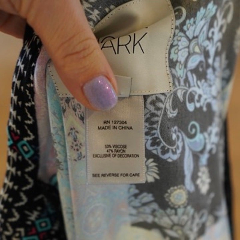 John Mark Patchwork Pullover Kimono Multicolor Wo… - image 4