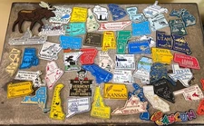 Junk Drawer Lot 55 Various States Colorful Refrigerator Souvenir Magnets