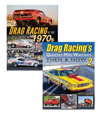 #ad Drag Racing#x27;s Quarter Mile Warriors II Drag Racing in the 1970s 2 Book Set $57.75