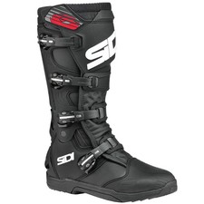 Image of Sidi X-Power SC Microfibre Motorcycle Motorbike Off-Road Boots Black / Black