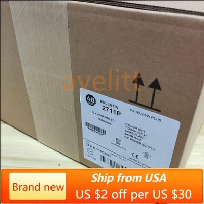1PC New Sealed Allen-Bradley Plus 2711P-T10C4D1 10.4'' Color 2711PT10C4D1