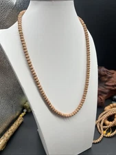 Quality 6mm Cypress Bodhi Bead 108 Necklace. 6mm 红皮百香籽108脖挂 ～麻面鬼脸