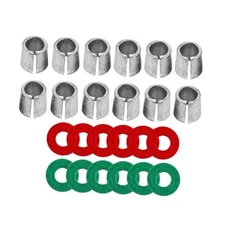 12 Pieces Battery Post Terminal Shims, Auto Lead Terminal Shim Caps with 12 