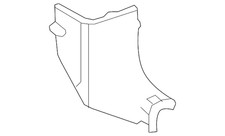 Genuine Nissan Cowl Trim 66900-7FA2A