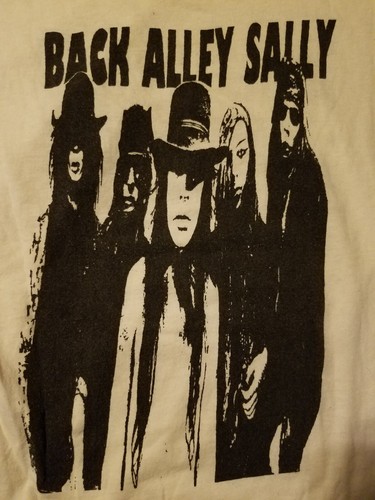 Vintage Back Alley Sally Extremely Rare Lg X Rated T Shirt 90's. Glam Metal Punk - 第 9/12 張圖片