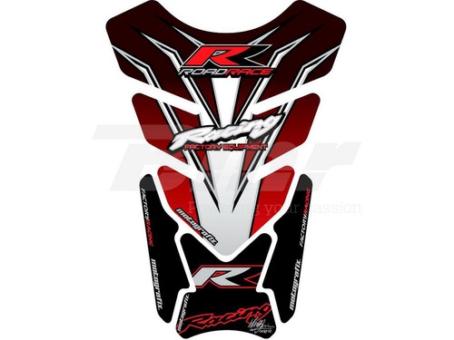 789215 Paraserbatoio Adesivo 3D PERSONALIZZATO Rosso Nero per Moto - Imagen 3 de 3