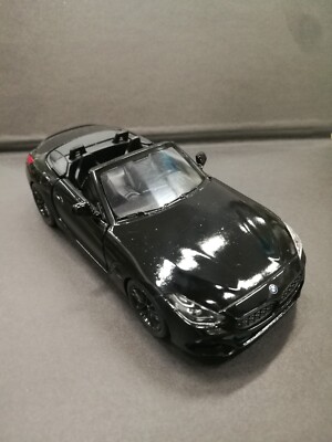 BMW Z4 Schwarz Cabrio Kinsmart Spielzeug Auto Modell 1/34 Skala-Modelle Metall