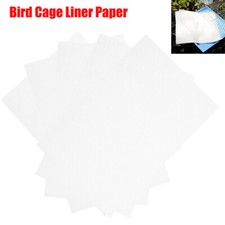 100Pcs Parrot Cage Mat Paper Bird Cushion Absorbent Birdcage Liners 22x15cm