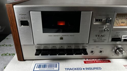 Deck cassette stereo vintage TEAC A-107 - per parti o riparazioni - venduto così com'è! - Foto 2 di 22