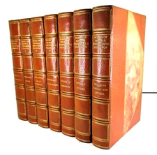 "The Writings of Thomas Wentworth Higginson" Leather HC 7 Vol Set 1900 Riverside
