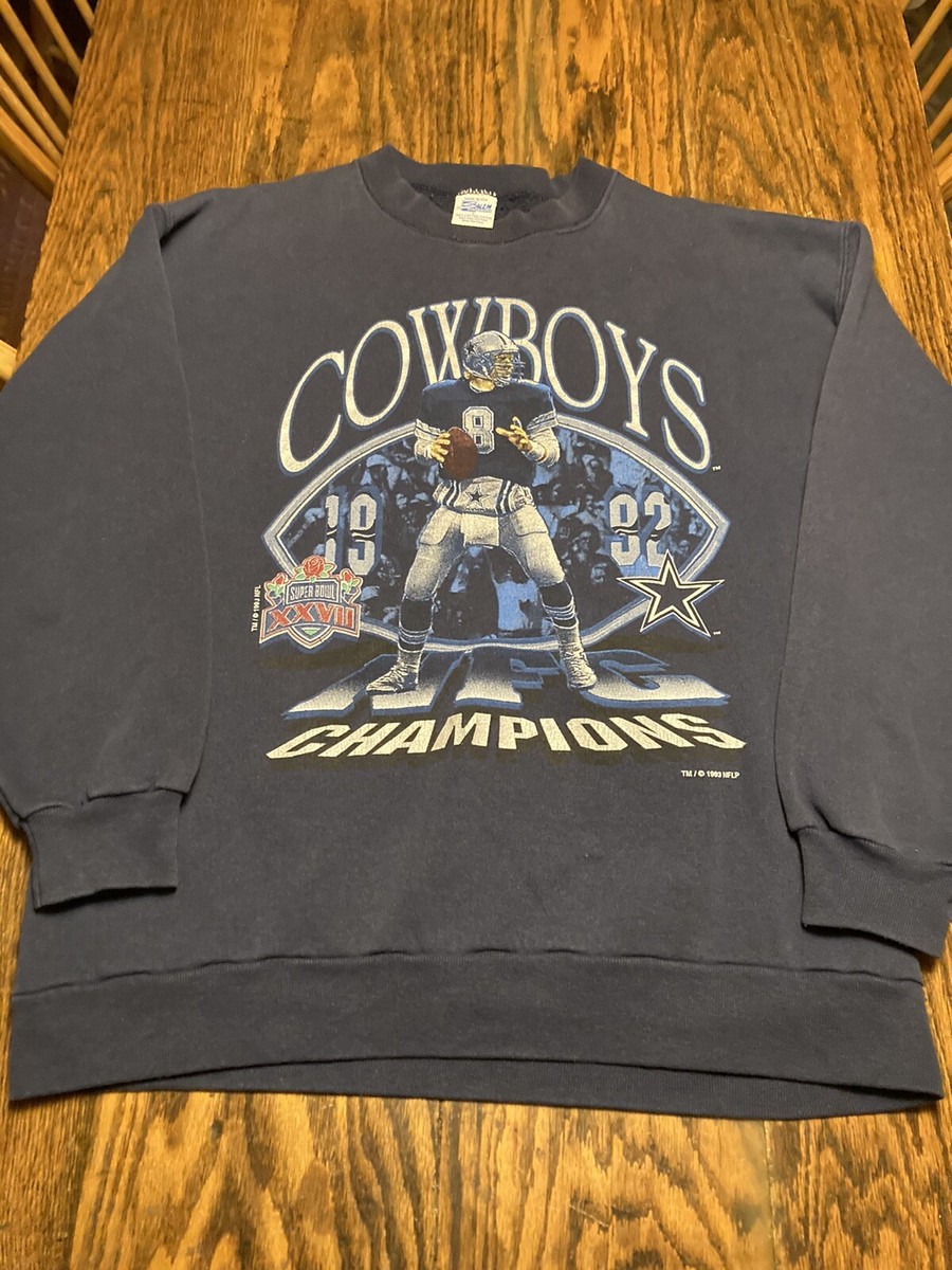 Vintage Dallas Cowboys SB XXVII Champions Crewneck Sweatshirt Salem  Aikman