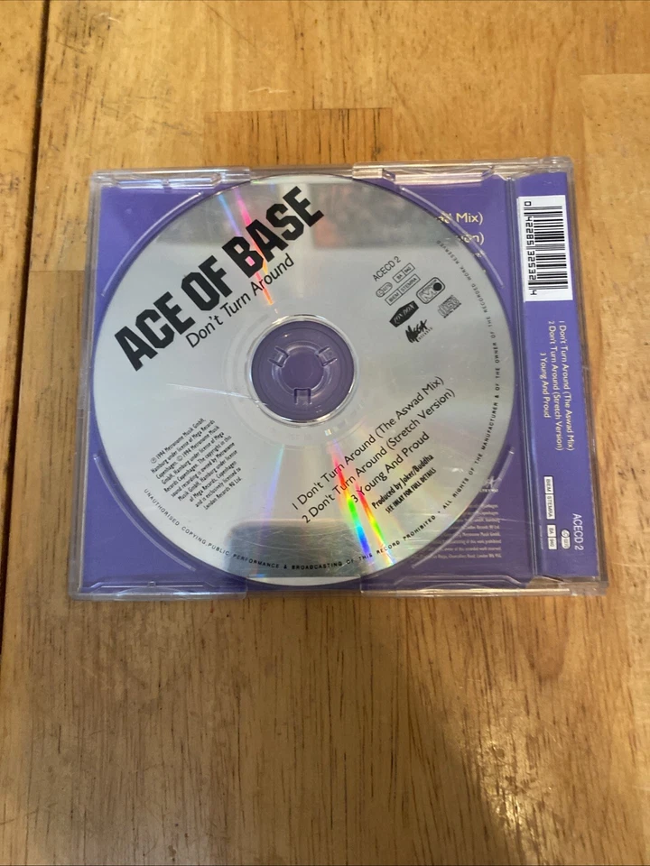 Ace Of Base Don’t Turn Around EU Import 3 Track CD 1994 London Records Issue - Image 2 of 4