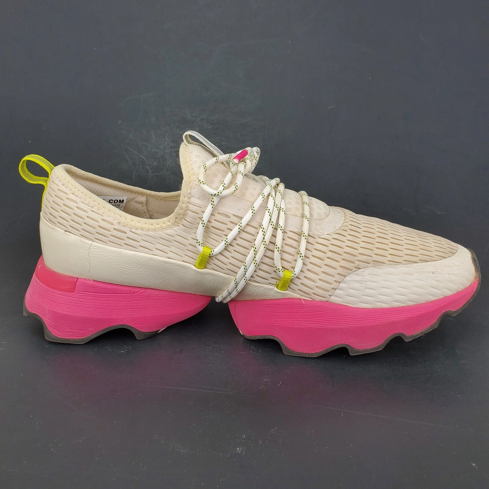 sorel kinetic impact lace natural cream cactus shoes