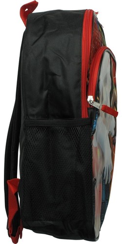 Zaino Nintendo Super Mario Bros Fireball 16" grande borsa libro scuola bambini - Foto 5 di 8
