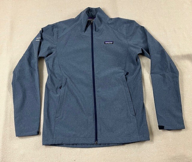 PatAGONIA Adze Softshell Jacket for Men in Gray with Full Zip and Logo