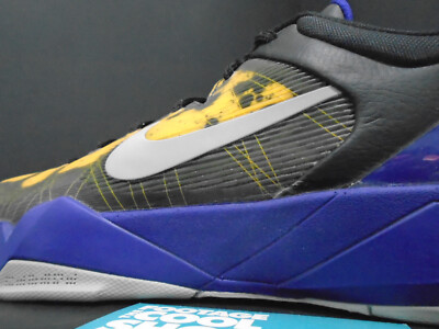 NIKE ZOOM KOBE VII 7 SYSTEM LAKERS POISON DART FROG PURPLE BLACK
