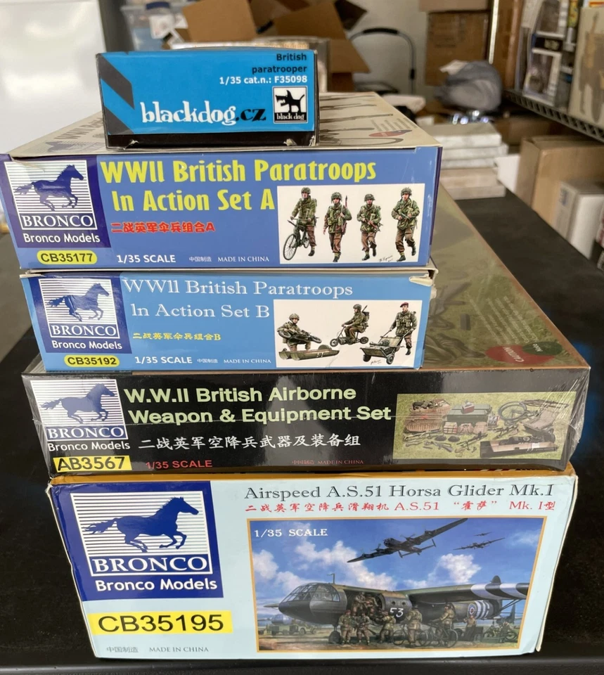 1:35 Airspeed A.S.51 Horsa Glider MK.I BRONCO Models #CB35195 & EXTRAS!!! - Image 2 of 4