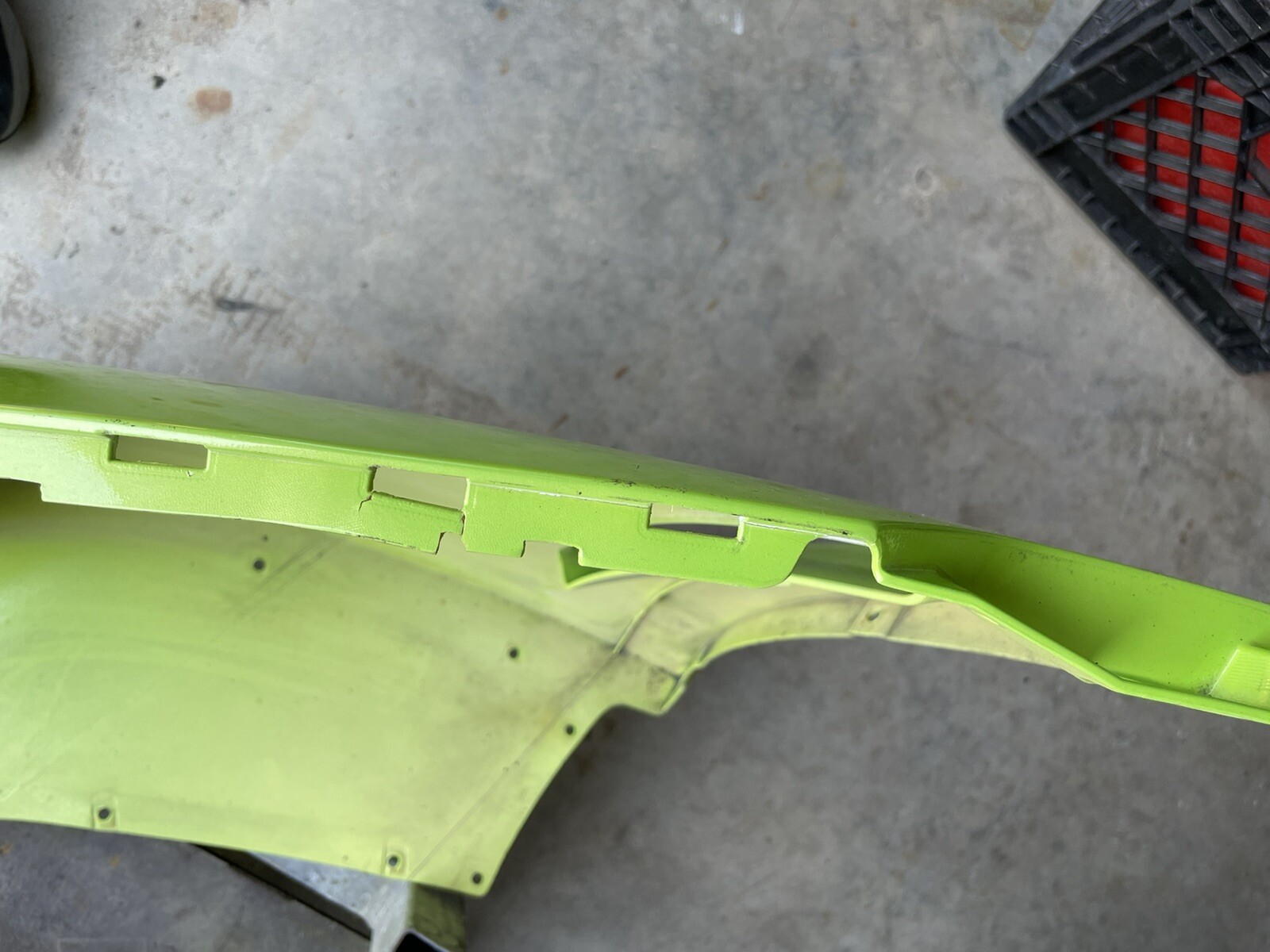 Lamborghini Gallardo OEM LP-560 Front Bumper 2009-2013 Verde Ithaca Ctr Spoiler