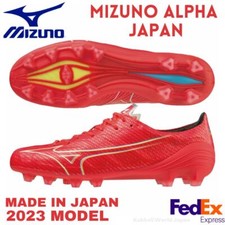 MIZUNO Soccer Cleats Mizuno Alpha JAPAN P1GA2360 64 Fairy Coral White NEW