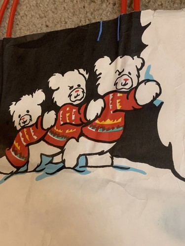 1986 Gift Bag Vintage Bloomingdales Paper - Christmas Designer: Fontanelli 80s - Picture 13 of 13