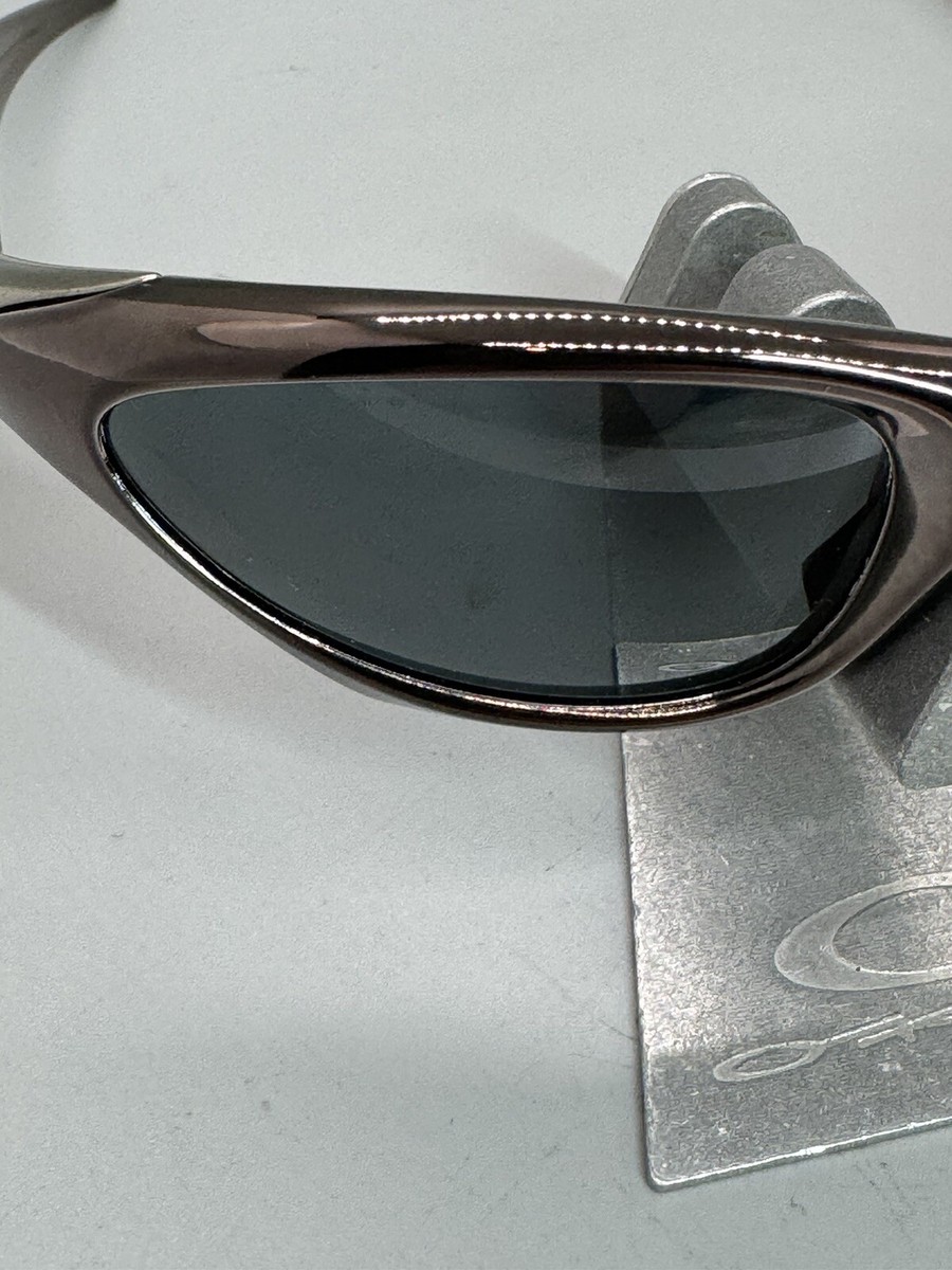 Brand New Oakley Scar Black Chrome W/ Black Iridium Lenses Brand New Oakley Scar Black Chrome W/ Black Iridium Lenses