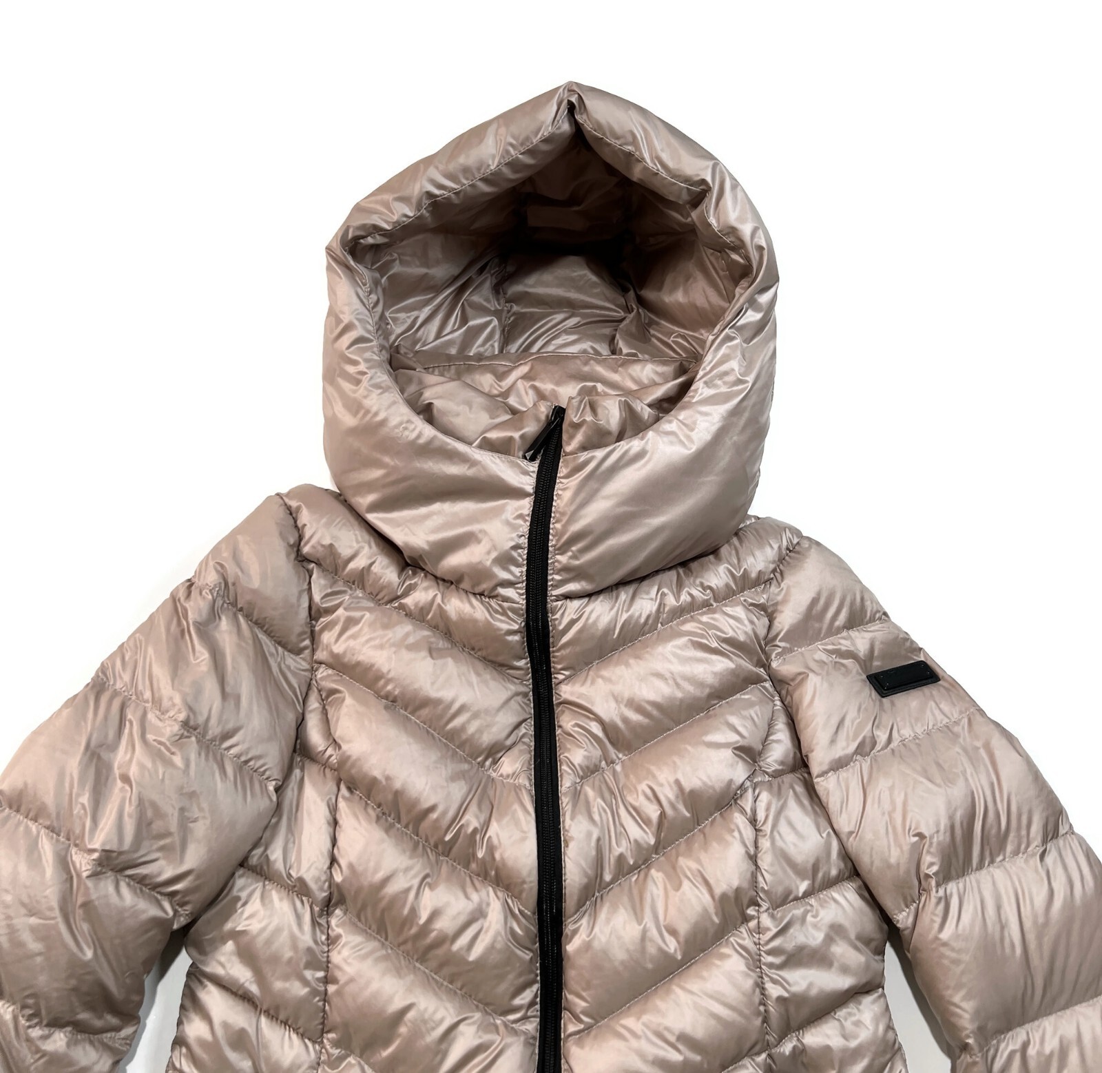 BCBG MAXAZRIA Packable Down Jacket Womens Small H… - image 13