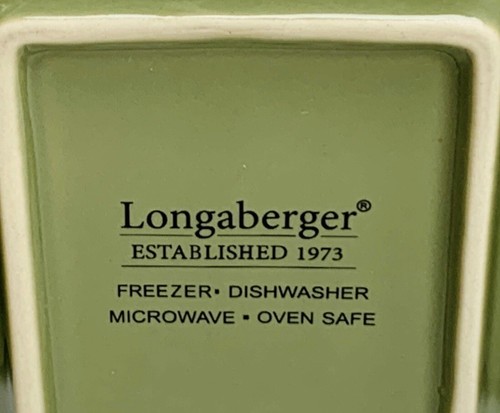 Longaberger BOTANICAL FIELDS Green Flowers 3 Part Relish Serving Dish 12.25” NEW - Picture 8 of 8