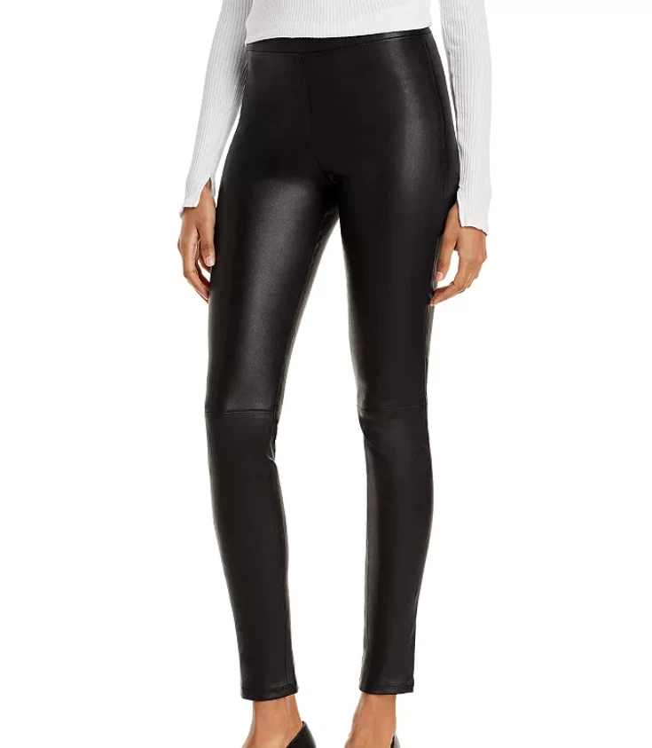 Theory leather store pants