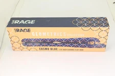 Hair Rage 1.25" Ceramic Tourmaline Flat Iron Geometric Blue U36B