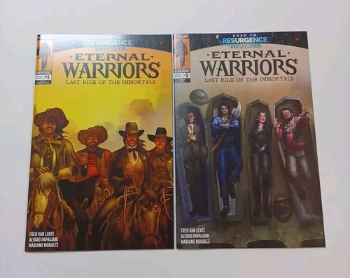 Eternal Warriors: Last Ride of the Immortals #1-2 NM complete series Valiant