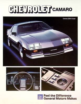 245784) Chevrolet Camaro - USA - Prospekt 09/1983