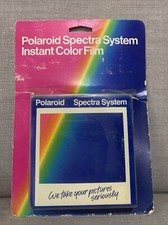 POLAROID spectra instant color film UNOPENED Circa 1986