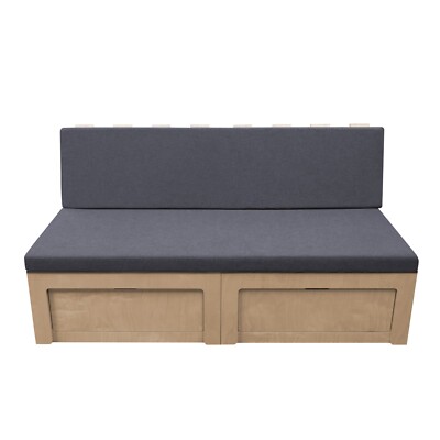 Camper Van Bett & Kissen Schlafsofa Stauraum Wohnwagen-Schlafsystem VW T4 T5