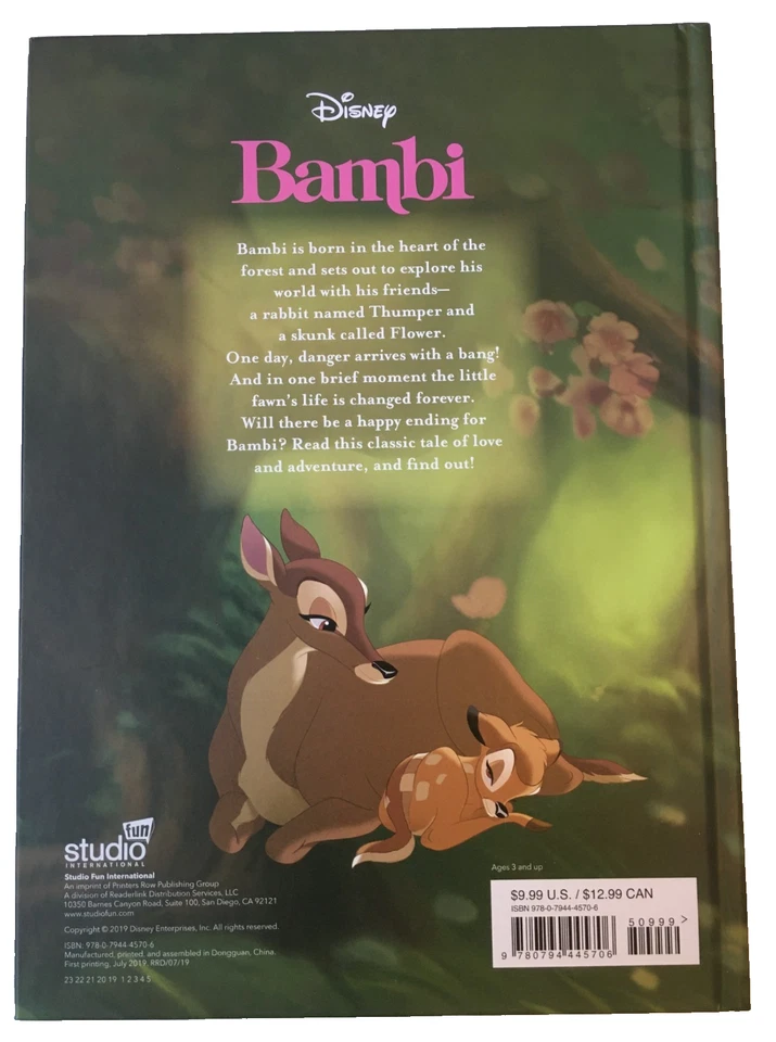 Disney Die-Cut Classic Books lot of 8 by Editors of Studio Fun International Foto 4 de 4