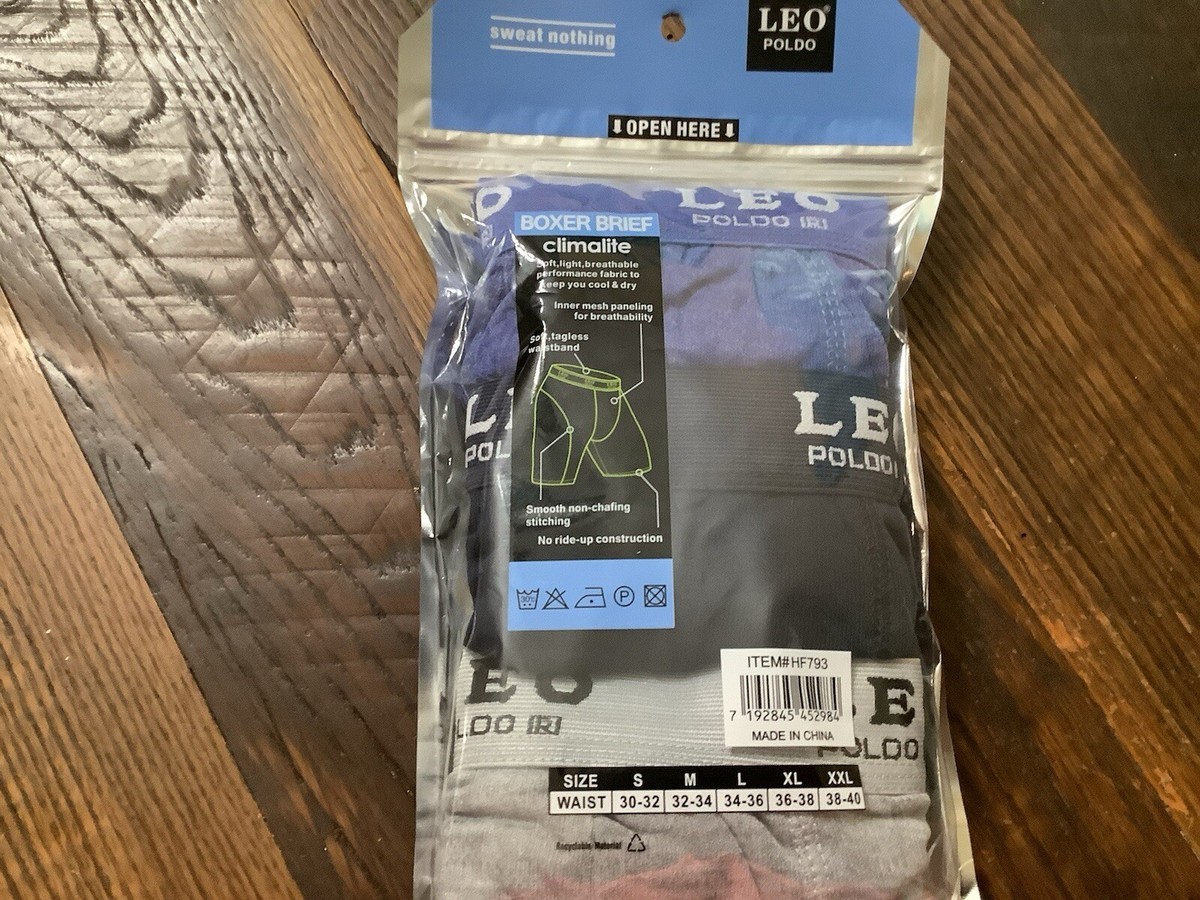 専用ページ ⑥ Men Leo Poldo Boxer Brief Climalite Performance Underwear 3-Pack